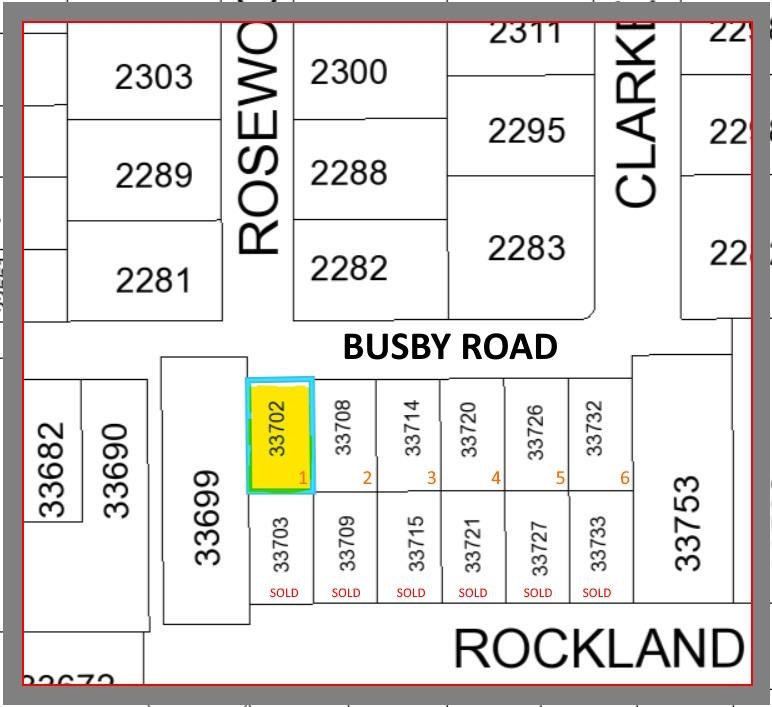 33702 BUSBY, Abbotsford, British Columbia, ,Land Only,For Sale,R2861258