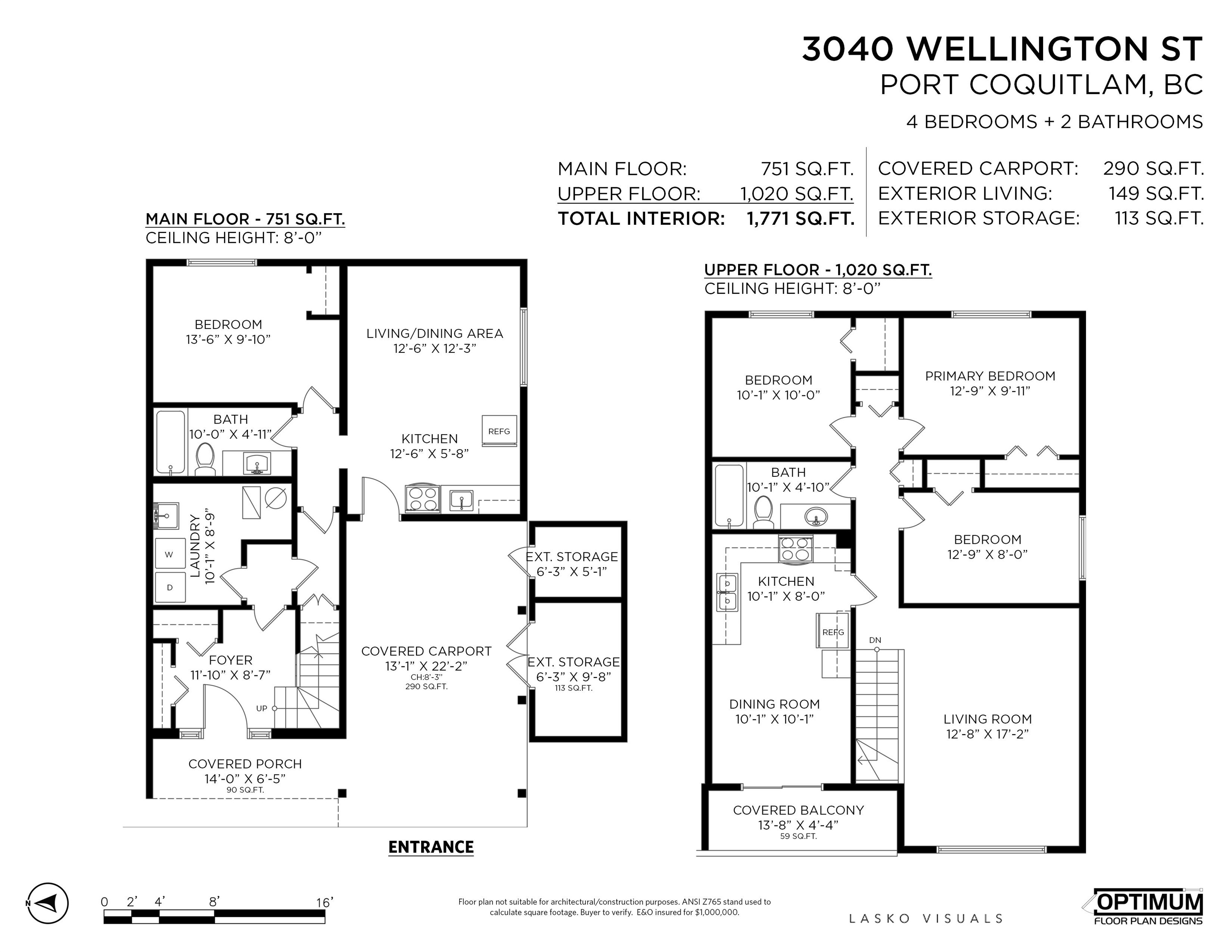 3040 WELLINGTON, Port Coquitlam, British Columbia, ,Land Only,For Sale,R2884452
