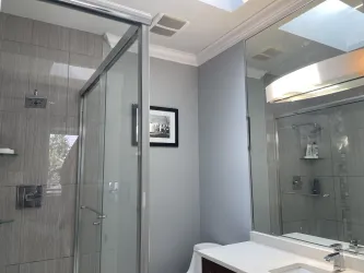 Bathroom in the master bedroom