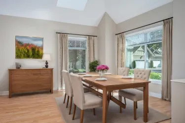 Dining room - Virtually staged.