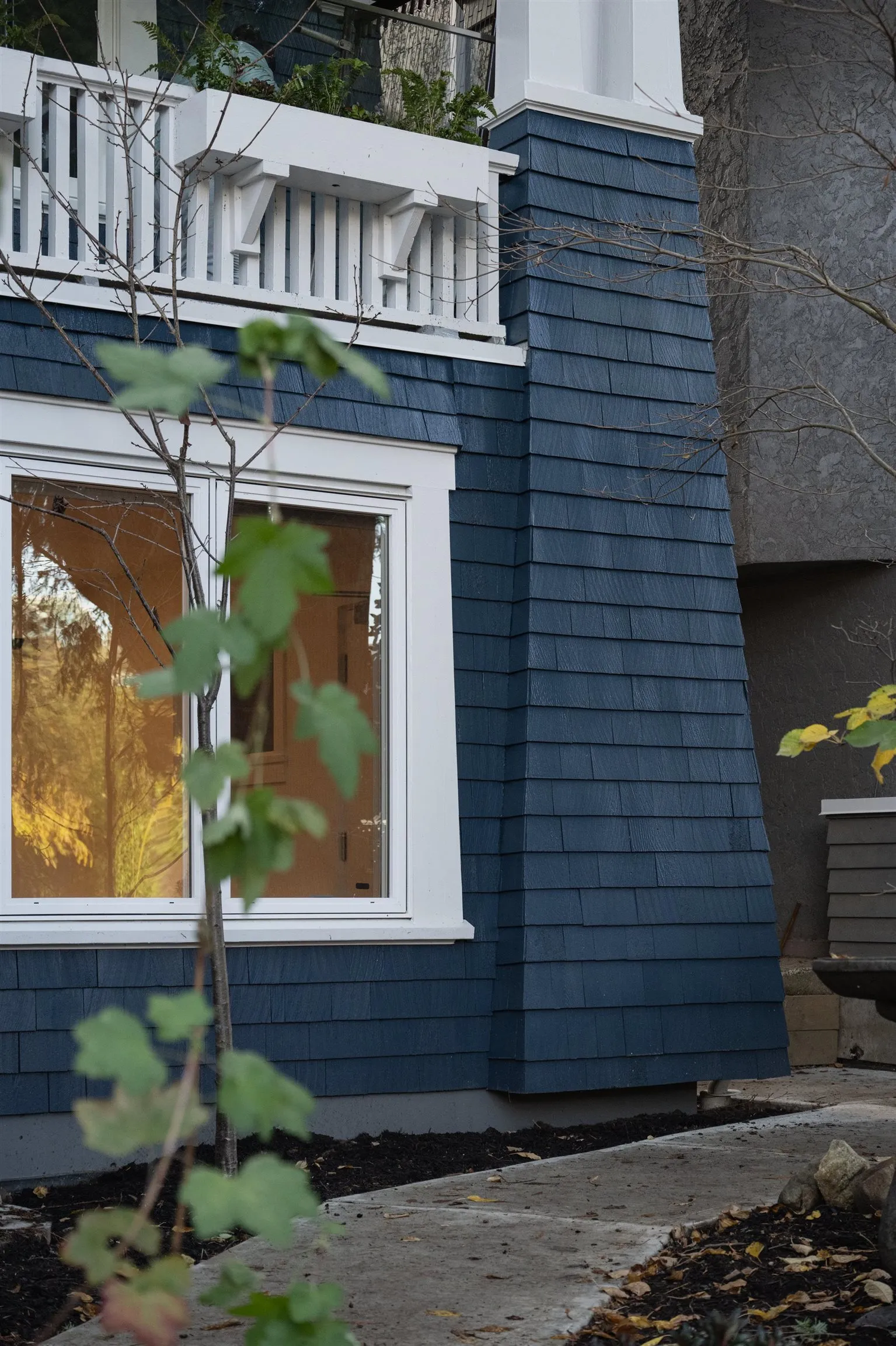 Heritage Conversion Garden Suite Entrance on west side of home