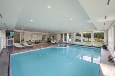 resort style indoor pool