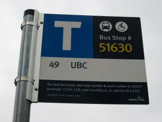 Take the #49 bus to Canada Line and UBC!