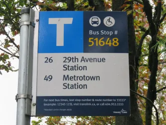 Take the #49 bus east to Metrotown!