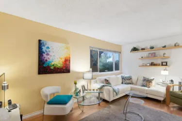 Living Room with updated double-glazed window!