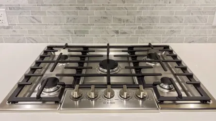 New builds don't have gas anymore...enjoy your cooking using this awesome cooktop