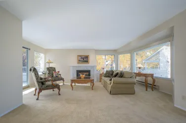 Kitchen with view to living room