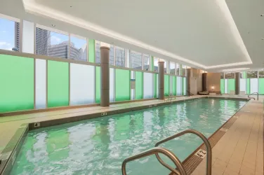 Indoor pool to be enjoyed year round.