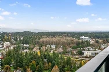 Panorama view from the balcony