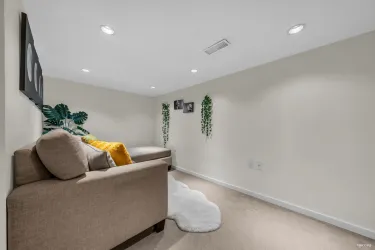 Downstairs Living Room (for suite, or can be used as family room).