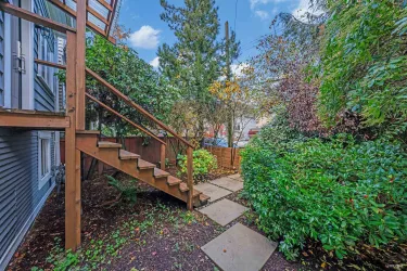 Front yard (side of house) - fully fenced yard.