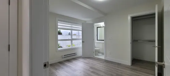 Bedroom with ensuite on the first floor.